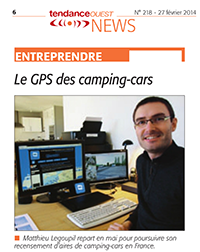 Tendance-Ouest, Le GPS des camping-cars