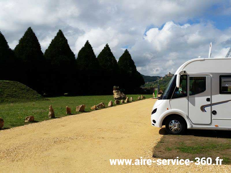 Aire Service Camping Car Panoramique Mobile